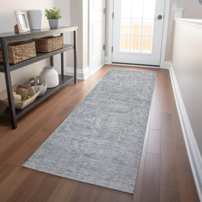 Tapis intérieur / extérieur argenté Felissae