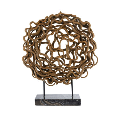 Armena Wicker Abstract Figurine / Sculpture and Statue Decorative Object