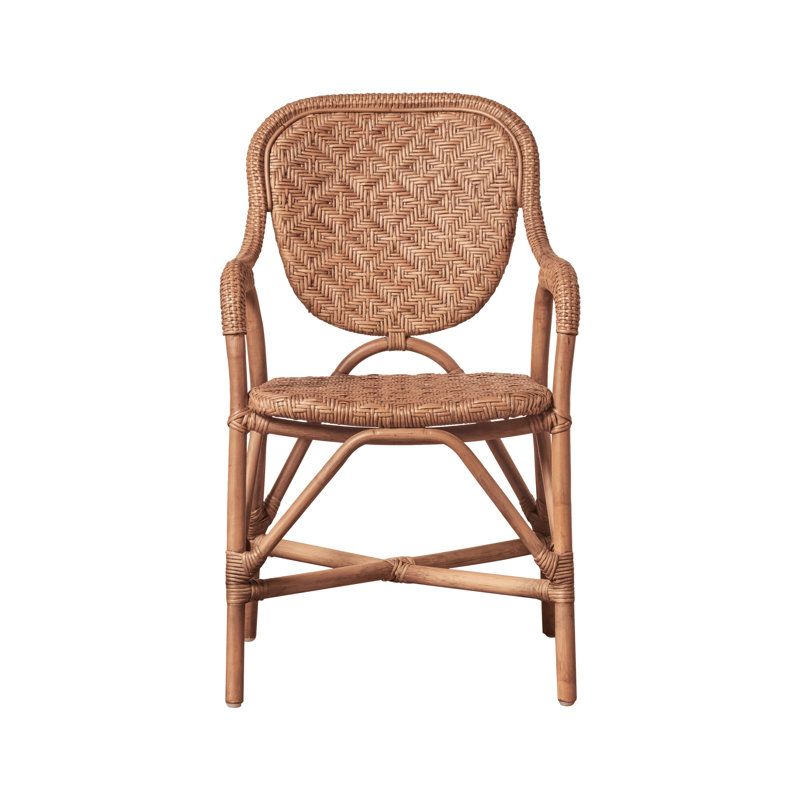Portofino Arm Chair, Brown, Brown