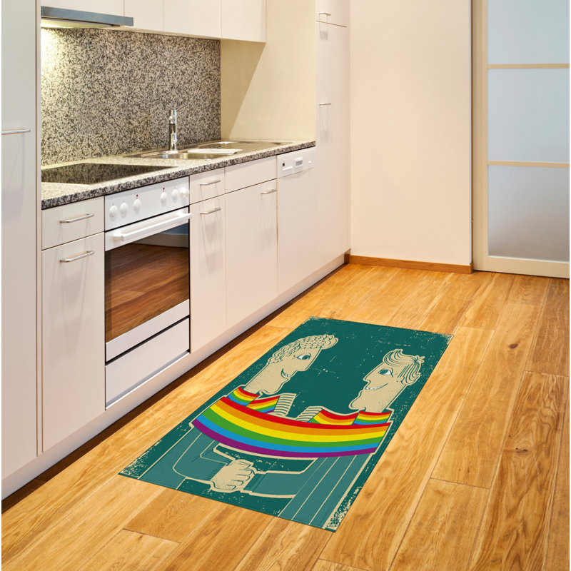 Tapis décoratif Pride, Rectangle 2 pi 7 po x 5 pi