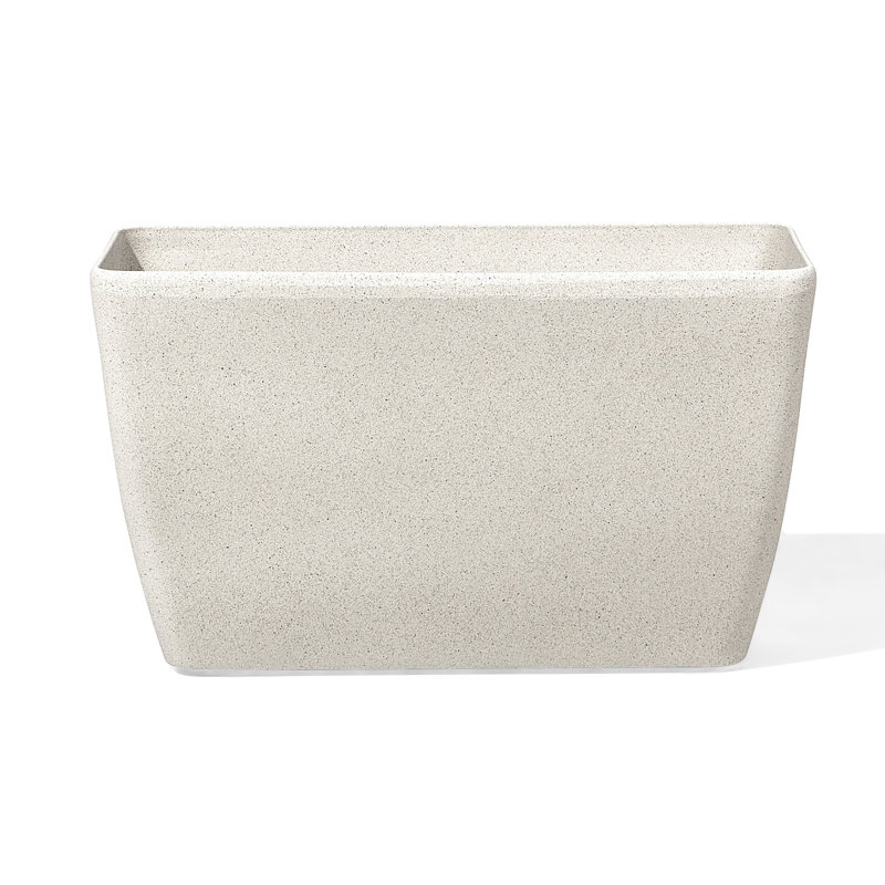 Masontown Pot Planter, 45cm H x 74cm W x 32cm D, White