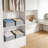 Fabric Storage Bins With Front Handles, Trapezoid Closet Organizer Baskets For Shelves, Foldable Storage Containers For Toys, Books, Clothes, Home Organization-564513591-564513544