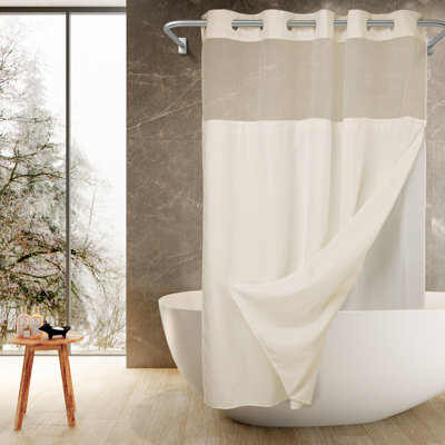 Rideau de douche Ramjani Waffle Weave