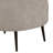 Glynes Upholstered Channel Back Curved Chair Beige-666693634