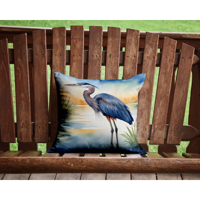 Coussin Blue Heron