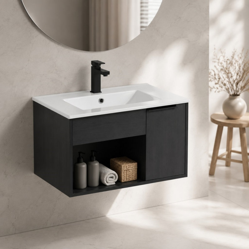 Meuble-lavabo mural 24 po