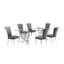 Ensemble de salle à manger rectangulaire L 95 po x l 46,00 po Solie-1509893559-1516383722-1516736542