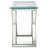 Bonnie X-base Rectangle Glass Top End Table