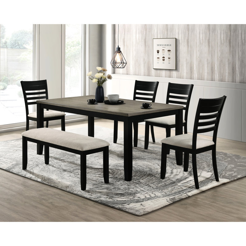 Chaises d'appoint de salle à manger 2 pièces, style contemporain, siège rembourré gris, dossier, chaises en bois massif 2 pièces, revêtement de siège, dossier, pour