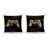 Vintage Controllers with Expressions Design by Kim Allen Outdoor Printed Pillow (Set of 2)