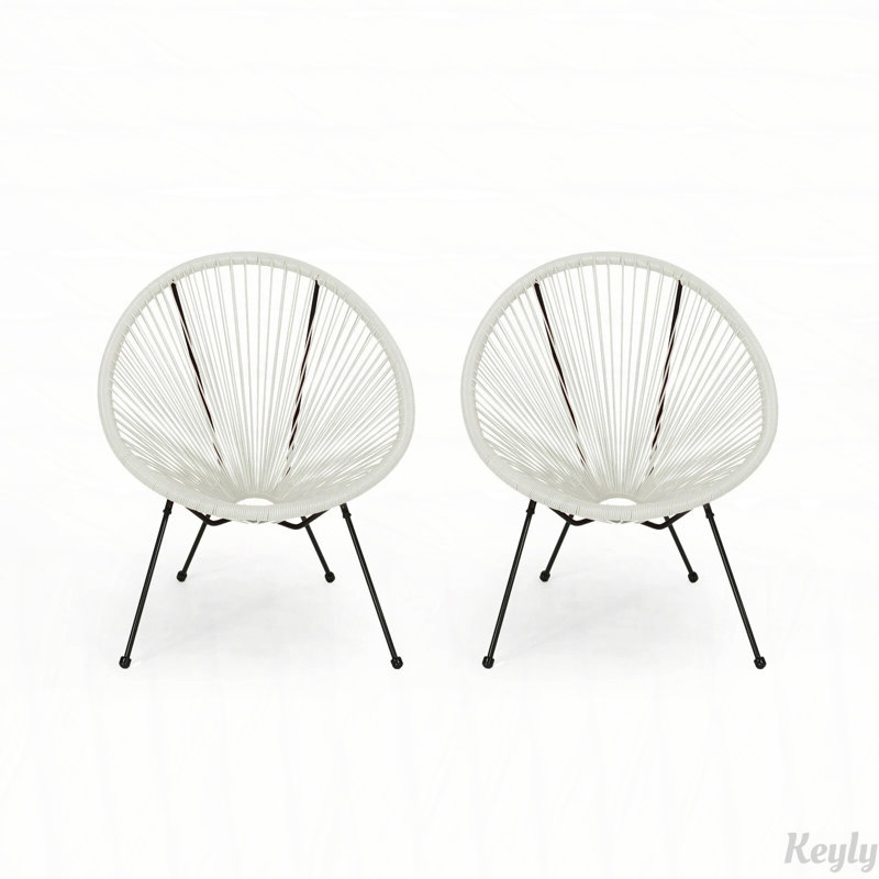 Chaise Anson (ensemble de 2), Blanc