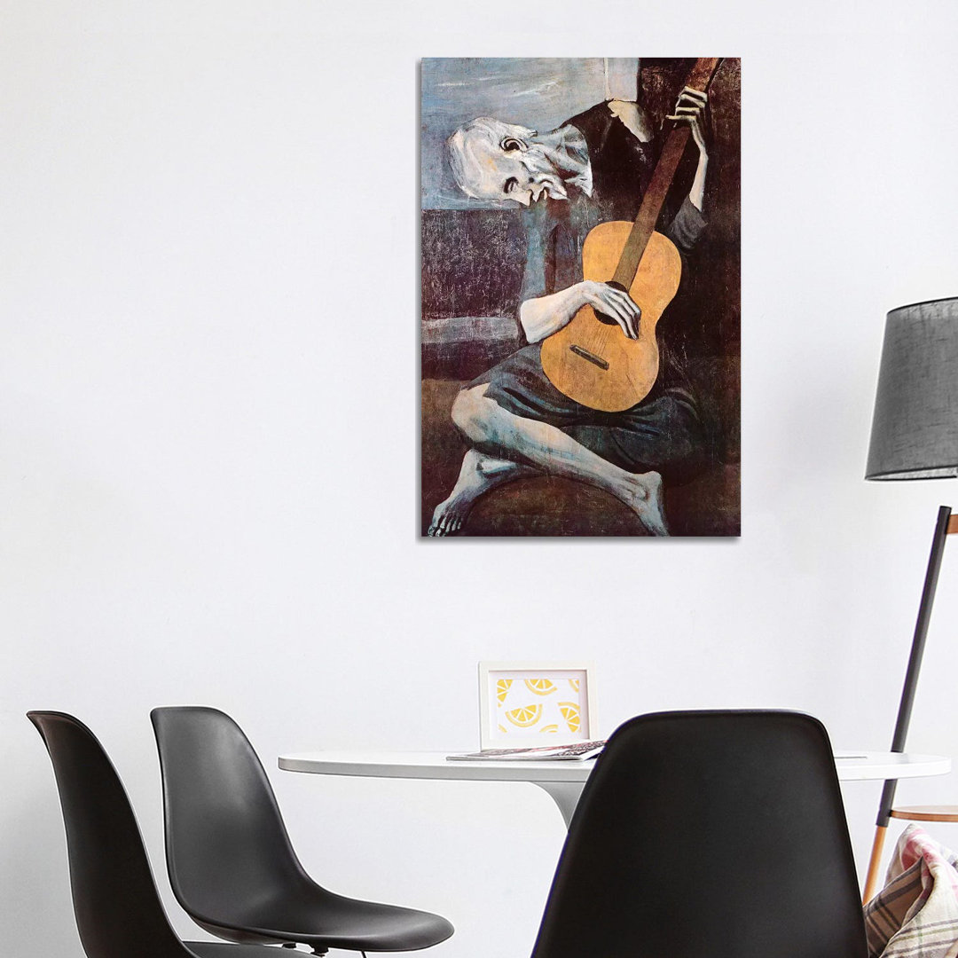 The Old Guitarist by Pablo Picasso - Painting on Canvas
