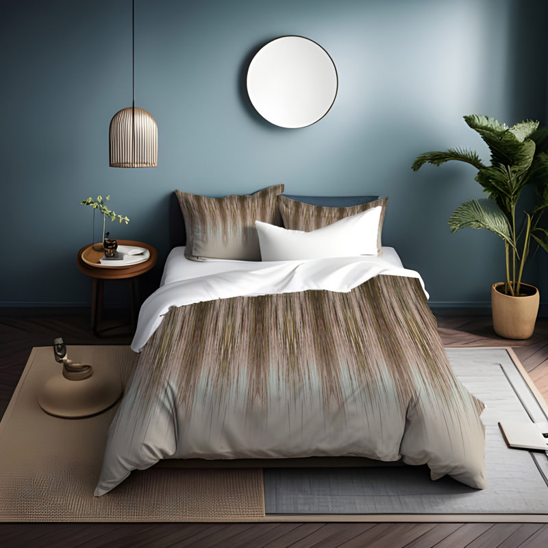 Polyester Duvet Cover, King Duvet Cover + 2 King Shams