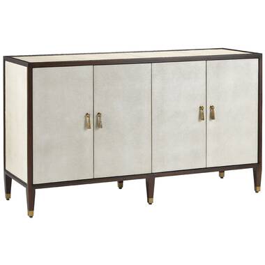 Currey and Company Evie 32 Wide Ivory 3-Drawer Accent Chest