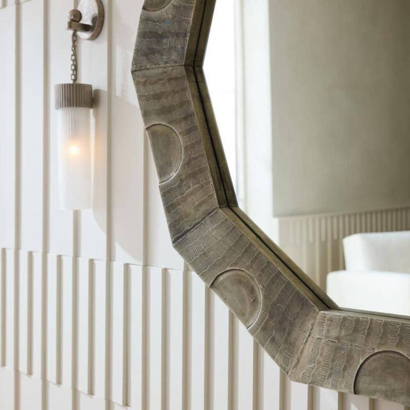 Kiernan Decagon Brass Mirror