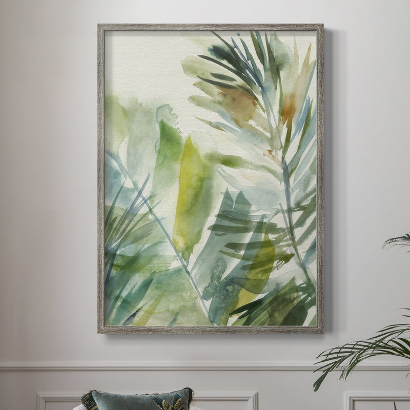 «Paradise Memory I», reproduction encadrée - bois massif