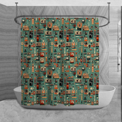 Rideau de douche Tomekia