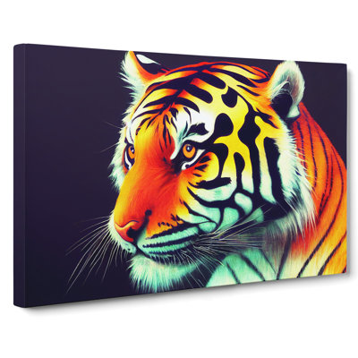 Blessed Tiger - Wrapped Canvas Painting
