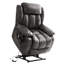 Fauteuil inclinable en cuir à deux moteurs Infinity Position-981298258