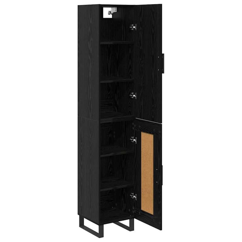 34.5cm Sideboard, Black Oak