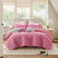 Ensemble de courtepointe 4 pièces, 4 pièces, rose-125981502