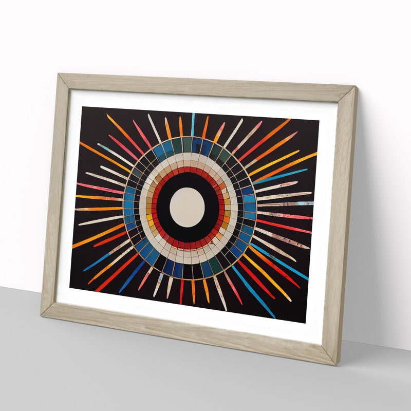 Mind Boggling - Single Picture Frame Print, Oak Framed, 46cm H x 64cm W