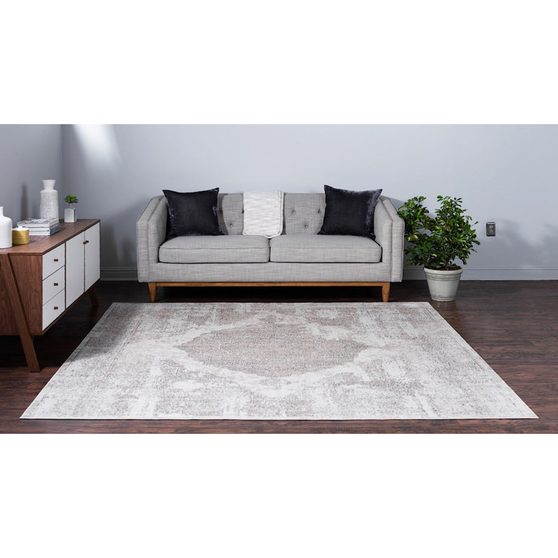 Geddis Ikat Indoor Rug, Rectangle 10' x 13'