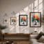Splatter Tree Botanical - Framed Print-2014349733-2014349738