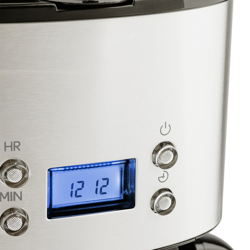 Rote programmierbare Kaffeemaschine MG30  rouge, Silver/Black
