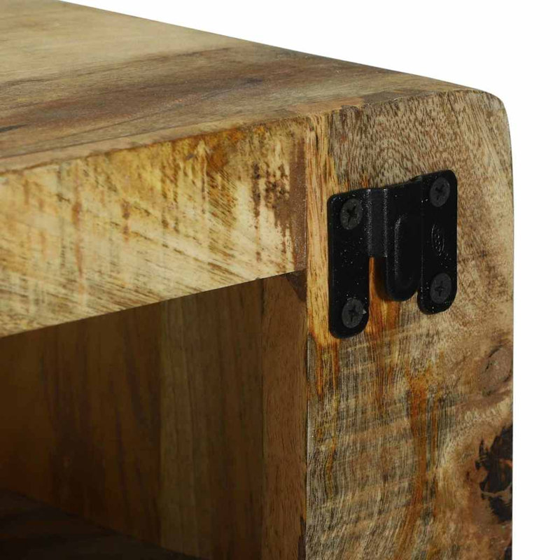 Unfinished TV Stand, 36cm H x 100cm L x 32cm W, Brown