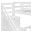 Lit mezzanine simple avec deux commodes-1103982722
