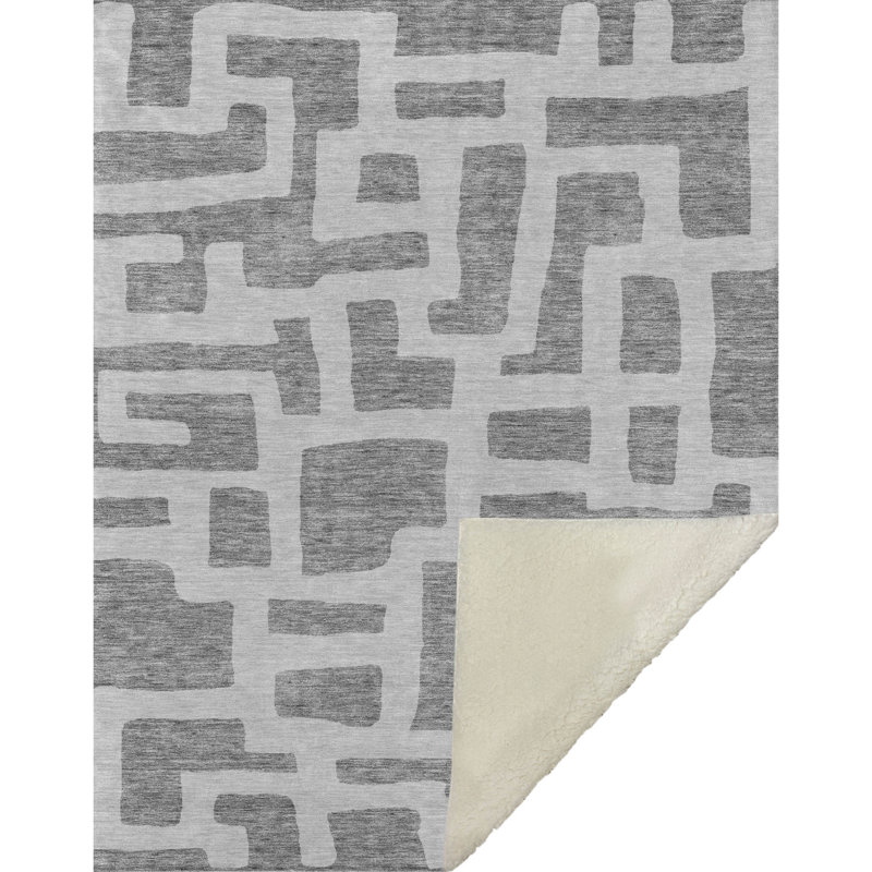 Jeté Sherpa ASB903, Gris