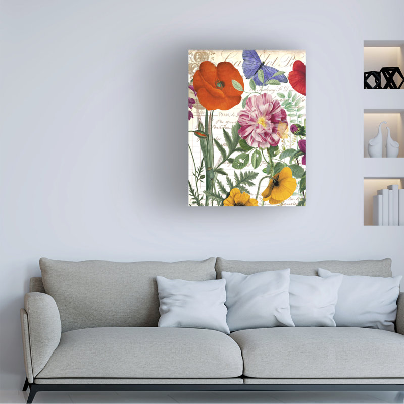 Art sur toile «ologia bella printas », H 19 po x l 14 po