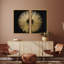 Sunburst Golden Night Diptych Set of 2 Abstract Floater Frame by Oliver Gal