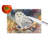 Snowy Owl Glass Cutting Board