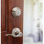 Levier de porte d’entrée à clé avec rosette rond Toluca-33001314
