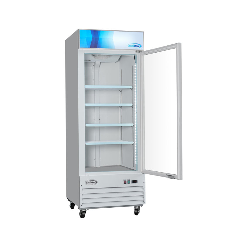 31 in. 1-Door Commercial Display Merchandiser Freezer 23 cu. ft. in White (MDF-1GD-23C-WH)
