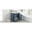 Meuble-lavabo de 30 po avec lavabo supérieur, meuble-lavabo moderne avec 2 tiroirs et tiroir escamotable, meuble-lavabo simple-1898170458
