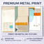 Ensemble de 2 reproductions d'art murales Mid-Century Radiant of Geometric I - Orange-130436933