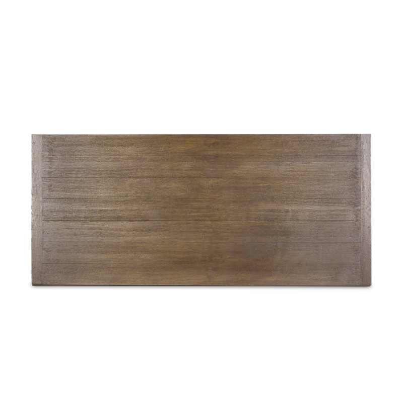 WARBY Solid Oak Dining Table, Worn Oak