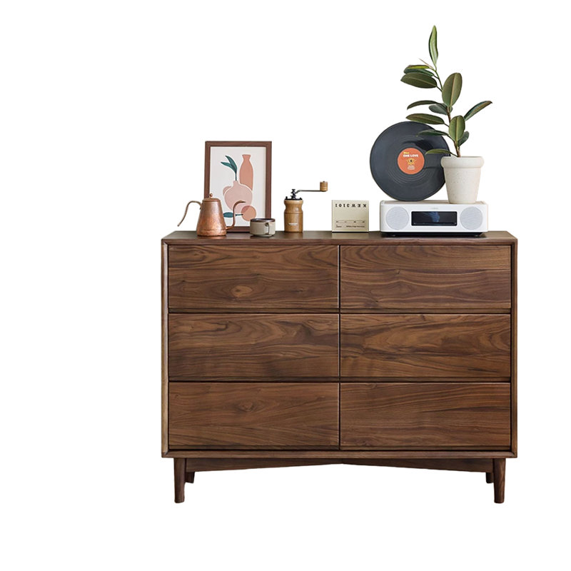Six Solid Wood Accent Chest