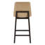 Tabouret de comptoir en similicuir avec pieds en bois massif-119721195-119721196