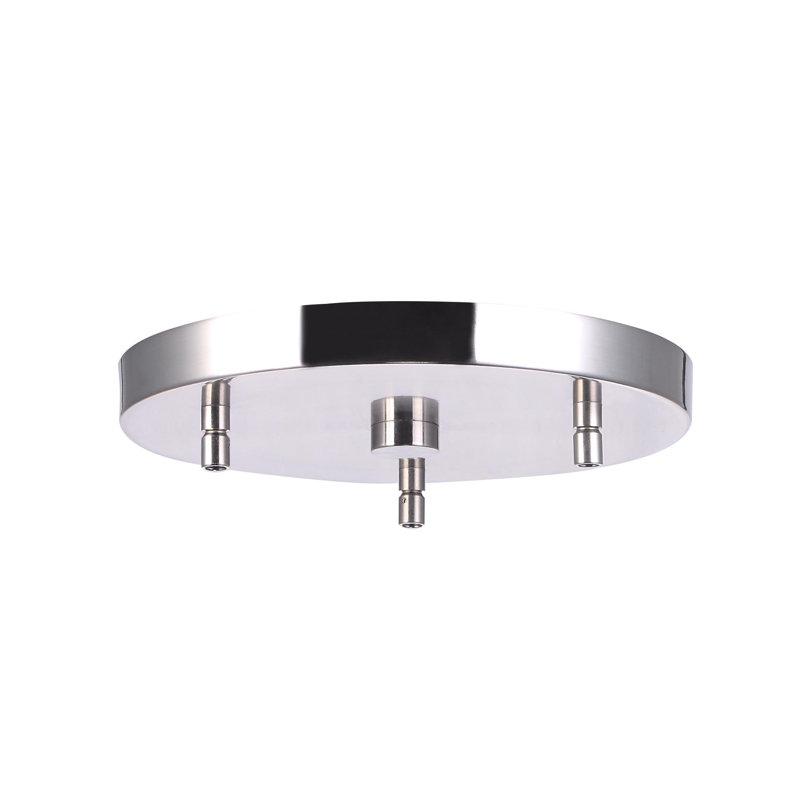 Suspension cylindrique en grappe 3 lumières Shults, Nickel, Halogène