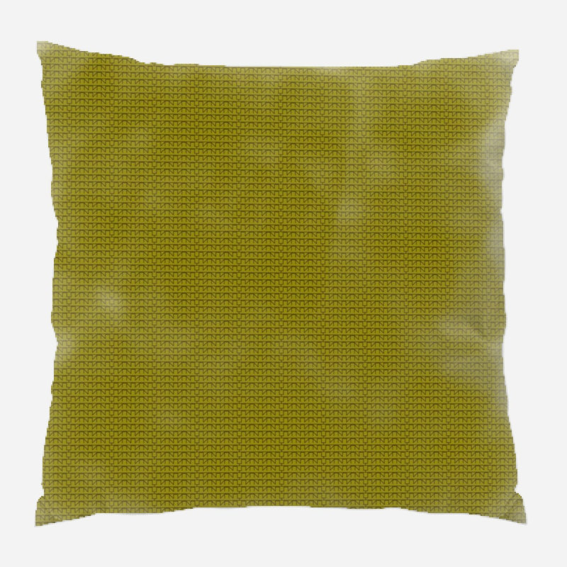 Coussin décoratif à motif, Intérieur
