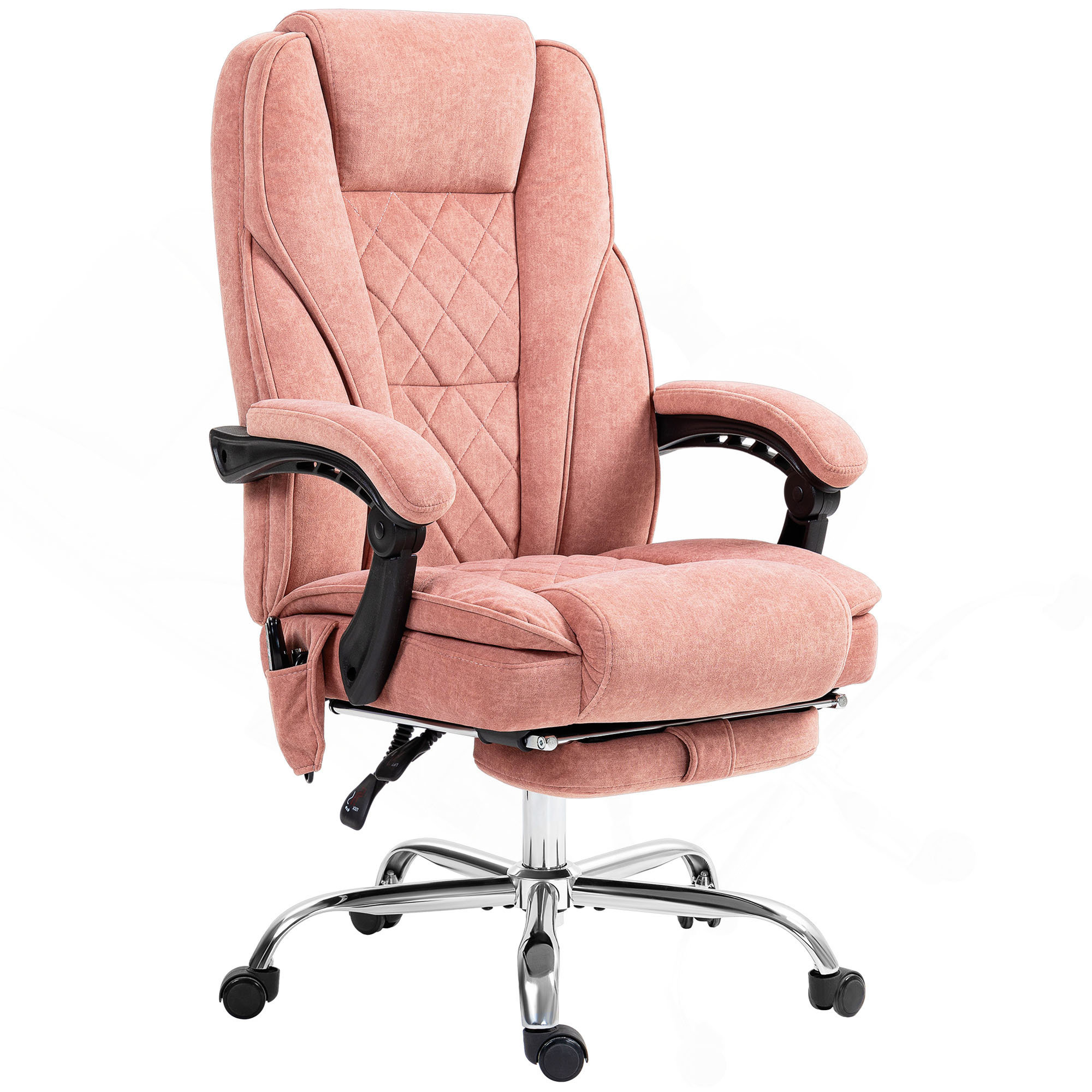 Red Barrel Studio® Vinsetto Massage Office Chair With Foot Rest ...