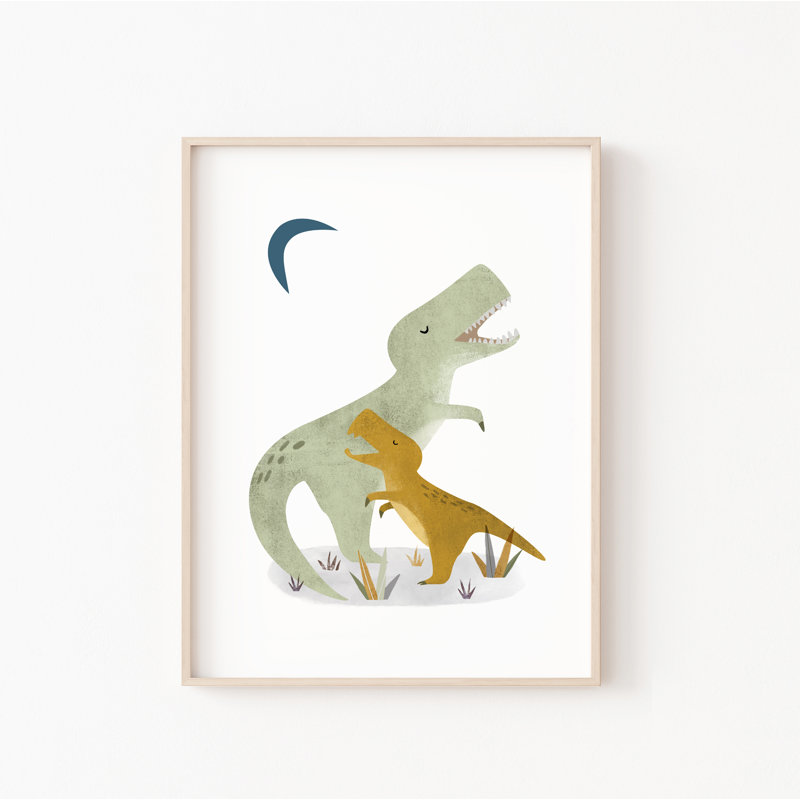 «Dinosaur Art Print», ensemble d'impressions sans cadre