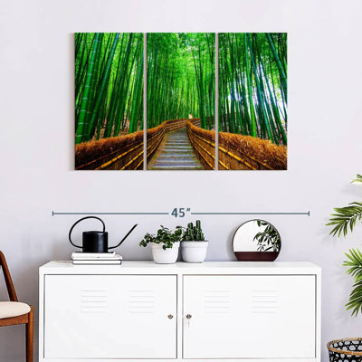 " Arashiyama Bamboo " 3 - Pieces