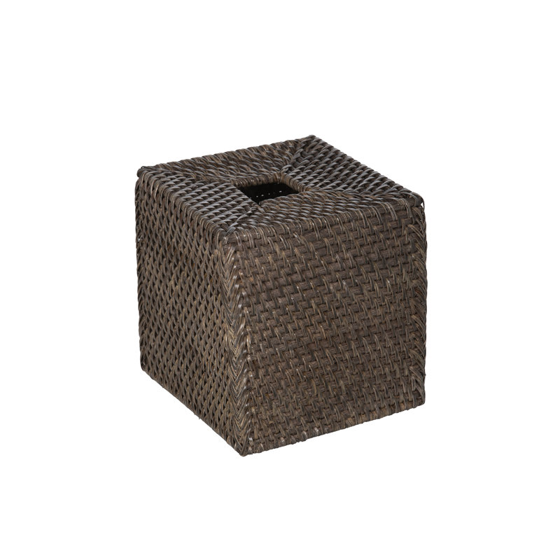 Bavan Tissue Box Cover, Espresso