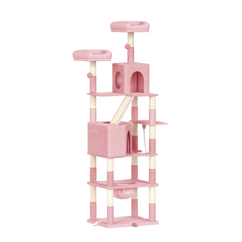 Cat Tree 208cm H Cat Tree, Pink