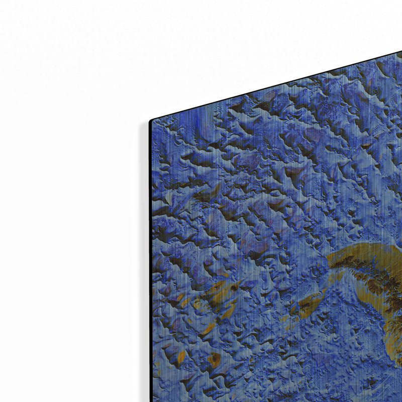 Art mural en métal Brayden Studio® «Earth as Art: Sand Waves», H 12 po x l 12 po